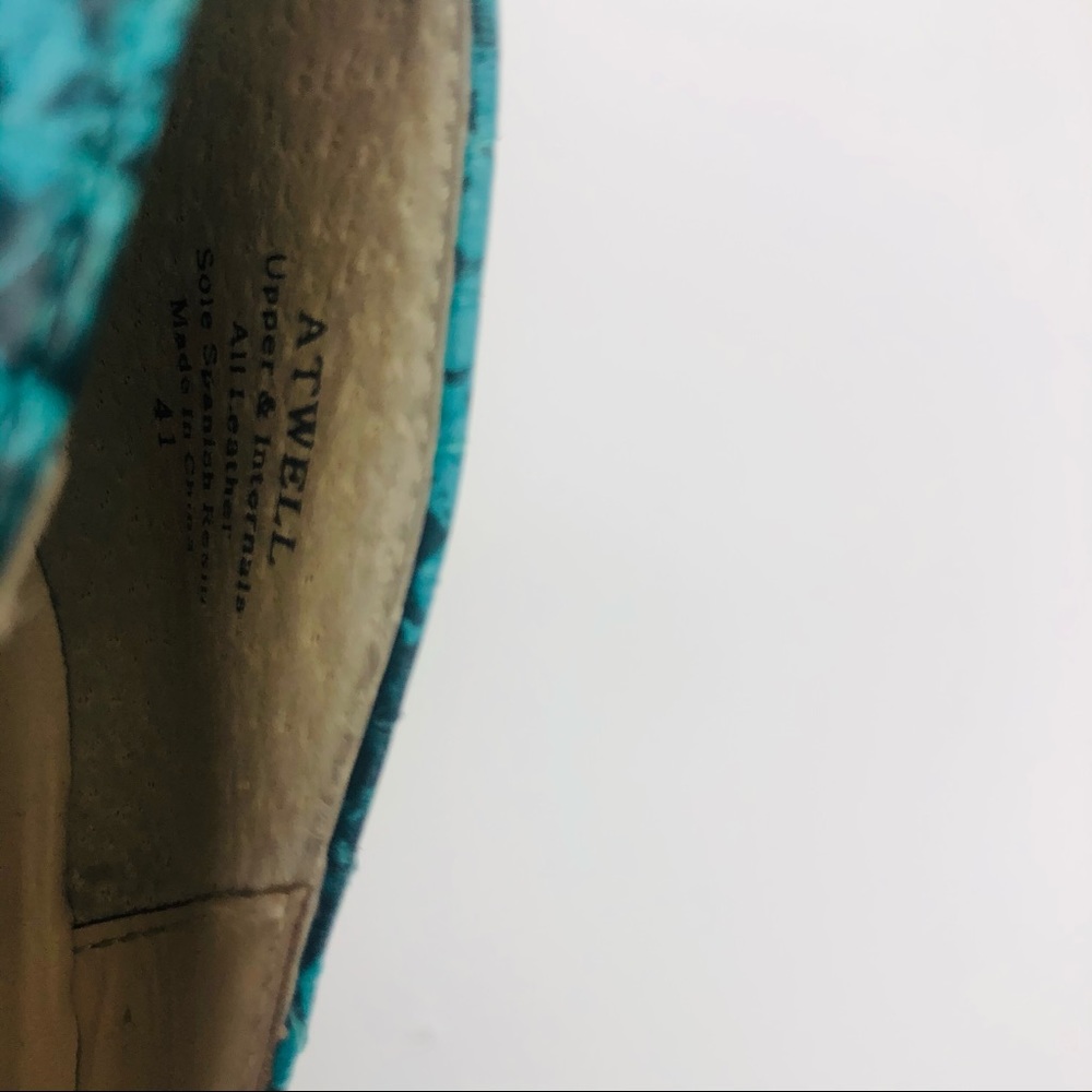 WITTNER Atwell SNAKESKIN leather Stiletto Heel Shoes | Size : 41  ~ NEW - Picture 15 of 15